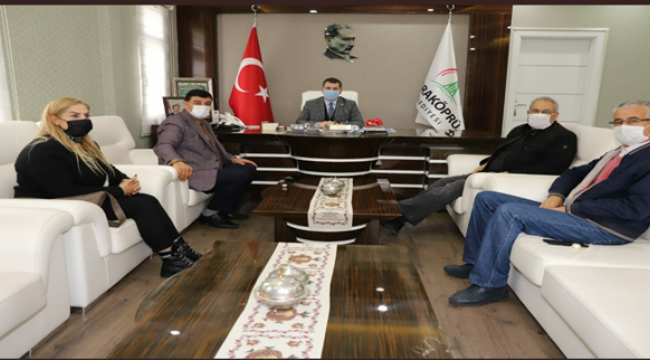 Anavatan partisinden  Başkan Baydilli'ye geçmiş olsun ziyareti