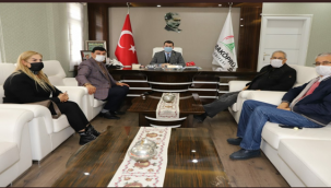 Anavatan partisinden  Başkan Baydilli'ye geçmiş olsun ziyareti