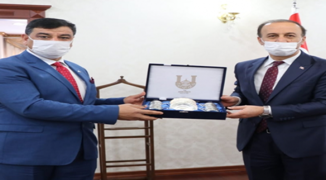 Başkan Aslan Vali Erin'i ziyaret etti