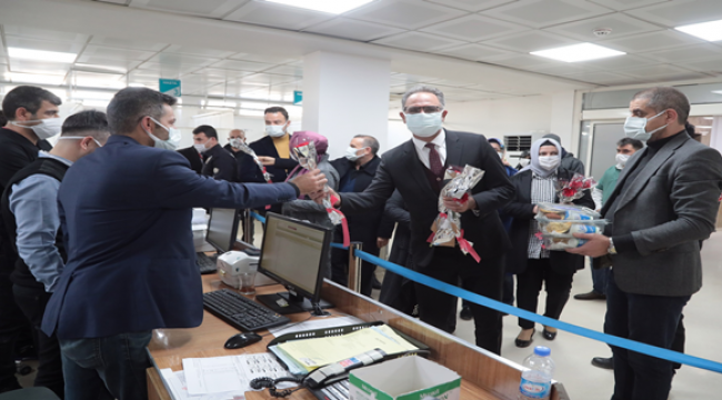 Başkan Kuş, Sağlık Çalışanlarını Unutmadı