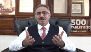 Başkan Kuş'tan Dev Eğitim Kampanyası "500 Tablet Bizden Üstü Sizden"