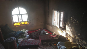 Eyyübiye'de yangın korkuttu