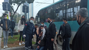 Haliliye'de halk otobüsü yayaya çarptı