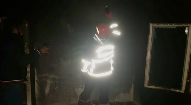 Harran'da Mesken Yangını