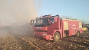 Sanliurfa'da depo yangını