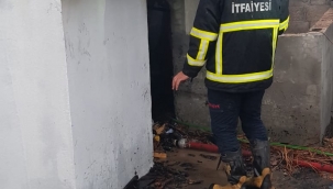 Şanlıurfa'da odunluk yangını