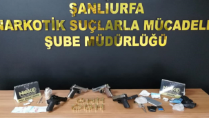 Şanlıurfa'da uyuşturucu operasyonu