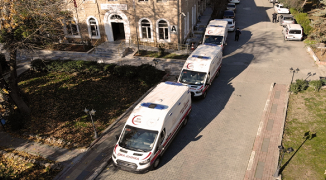 Şanlıurfa'ya 3 ambulans gönderildi