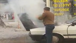 Urfa'da araç yangını