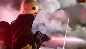 Urfa'da yangın paniği