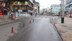 Urfa kent hayalet şehir görünümünde