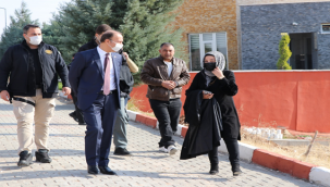 Vali Erin, Şehitlik Parkında İncelemelerde Bulundu