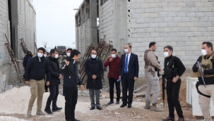 Vali Erin, Telabyad'daki Çalışmaları Denetledi