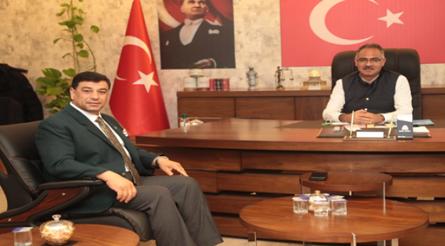 Anavatan İl başkanı Aslan'dan Eyyübiye belediye başkanına ziyaret