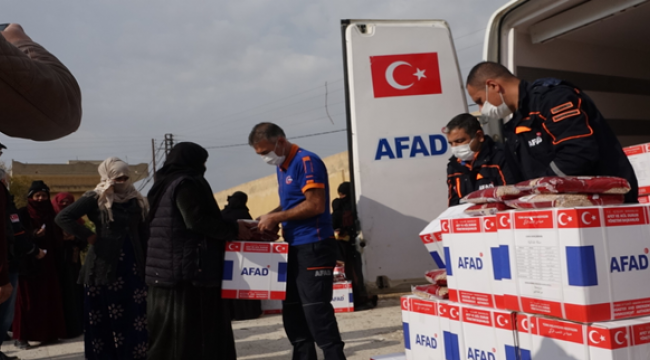  Barış Pınarında 2020'de 426 İnsani Yardım Organize Edildi