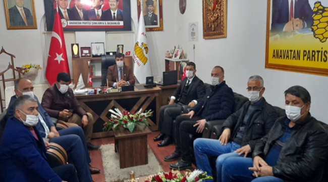 Başhekim Güzelçiçek'ten Anavatan il başkanlığına ziyaret