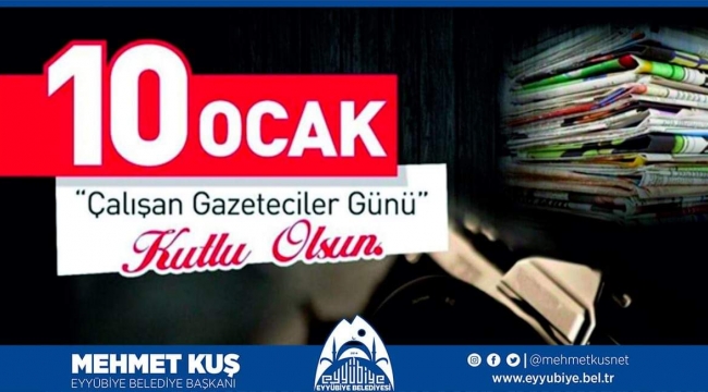 Başkanı Mehmet Kuş'tan 10 Ocak Çalışan Gazeteciler Günü  Mesajı