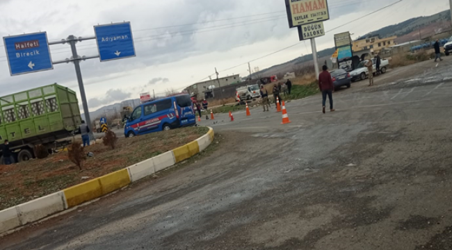 Bozova yolunda kaza, 1 ölü, 3 yaralı