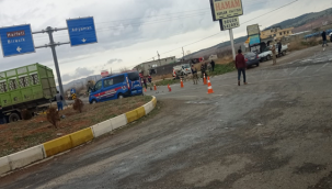 Bozova yolunda kaza, 1 ölü, 3 yaralı