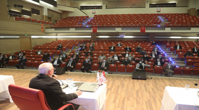 Büyükşehir meclisi 2021 yılının ilk oturumunu gerçekleştirdi