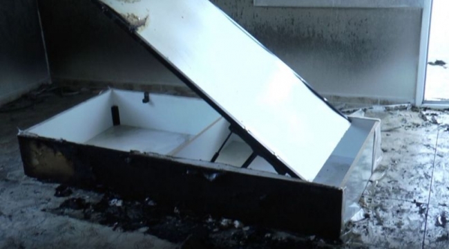 Evde çıkan esrarengiz yangının sırrı çözülemiyor