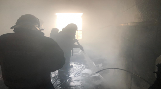 Eyyübiye'de mesken yangını