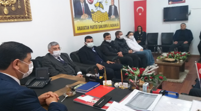 Gelecek Partisinden Anavatan partisine ziyaret 