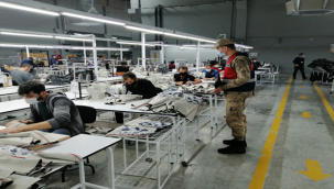 Jandarma, İki Günde 16 Fabrikada Koronavirüs Denetimi Yaptı
