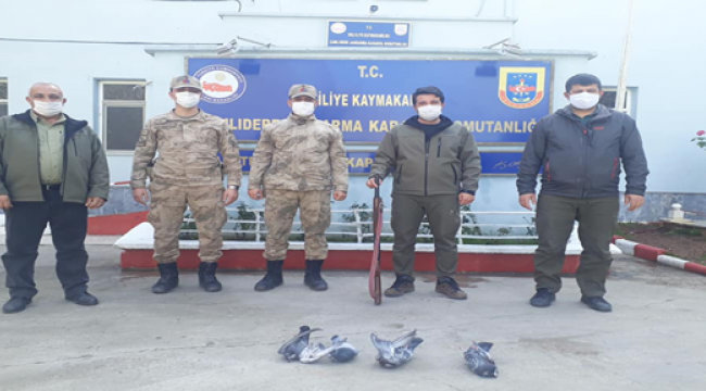Şanlıurfa'da bir kişi tüfeğiyle yakalandı