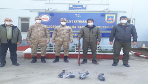 Şanlıurfa'da bir kişi tüfeğiyle yakalandı