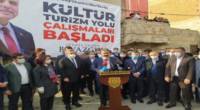 Şanlıurfa'da 'Kültür ve Turizm Yolu Projesi' için kollar sıvandı