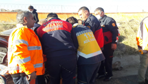 Şanlıurfa'da sıkışmalı trafik kazası