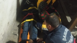 Şanlıurrfa'da asansör boşluğuna düşen genç yaralandı