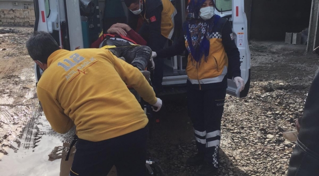 Suruç'ta inşaattan düşen işçi yaralandı
