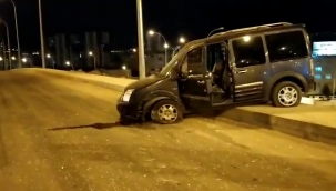 Urfa'da araç kontrolden çıktı