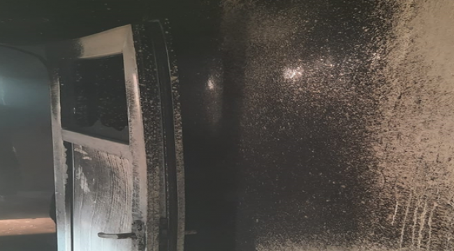 Urfa mesken evde yangın