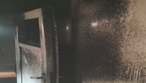 Urfa mesken evde yangın