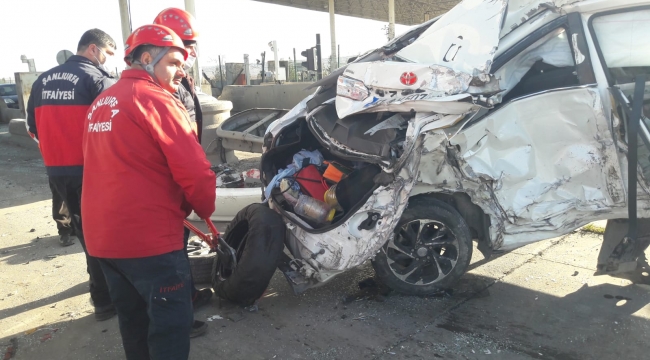 Urfa otobanında kaza