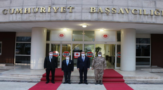 Vali Erin'den Başsavcı Yeniçeri'ye ziyaret