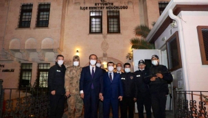 Vali Erin'den yılbaşında görev yapan polislere ziyaret