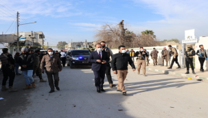 Vali Erin, Patlama Sonrası Telabyad'da İncelemelerde Bulundu