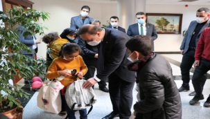 Bombalı saldırıda hayatını kaybeden tır şoförün ailesi Vali Erin'i ziyaret etti