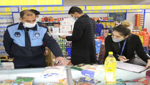 Haliliye'de zabıtadan market denetimi