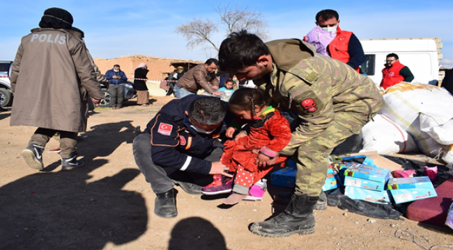 Konyalı Hayırseverlerin Yardımları Resulayn'a Ulaştı