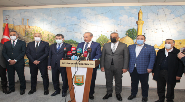 Şanlıurfa'daki belediye başkanlarından toplu açıklama