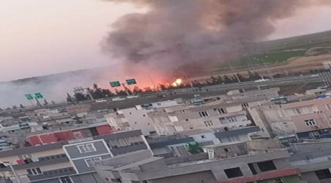 Suruç'ta trafo patlaması korkuttu
