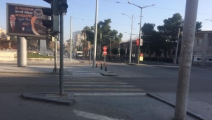 Urfa'da sokak ve caddeler boşaldı