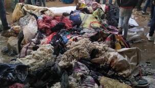 Urfa"da yangın eşyaları küle çevirdi