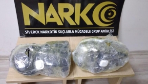 Urfa'da yolcu otobüsünde kilolarca esrar çıktı