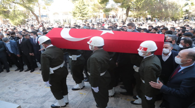 Urfalı askeri, son yolculuğuna uğurladı!